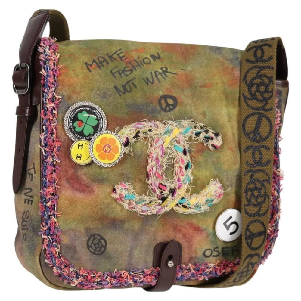 Chanel Embroidery Graffiti Shoulder Bag